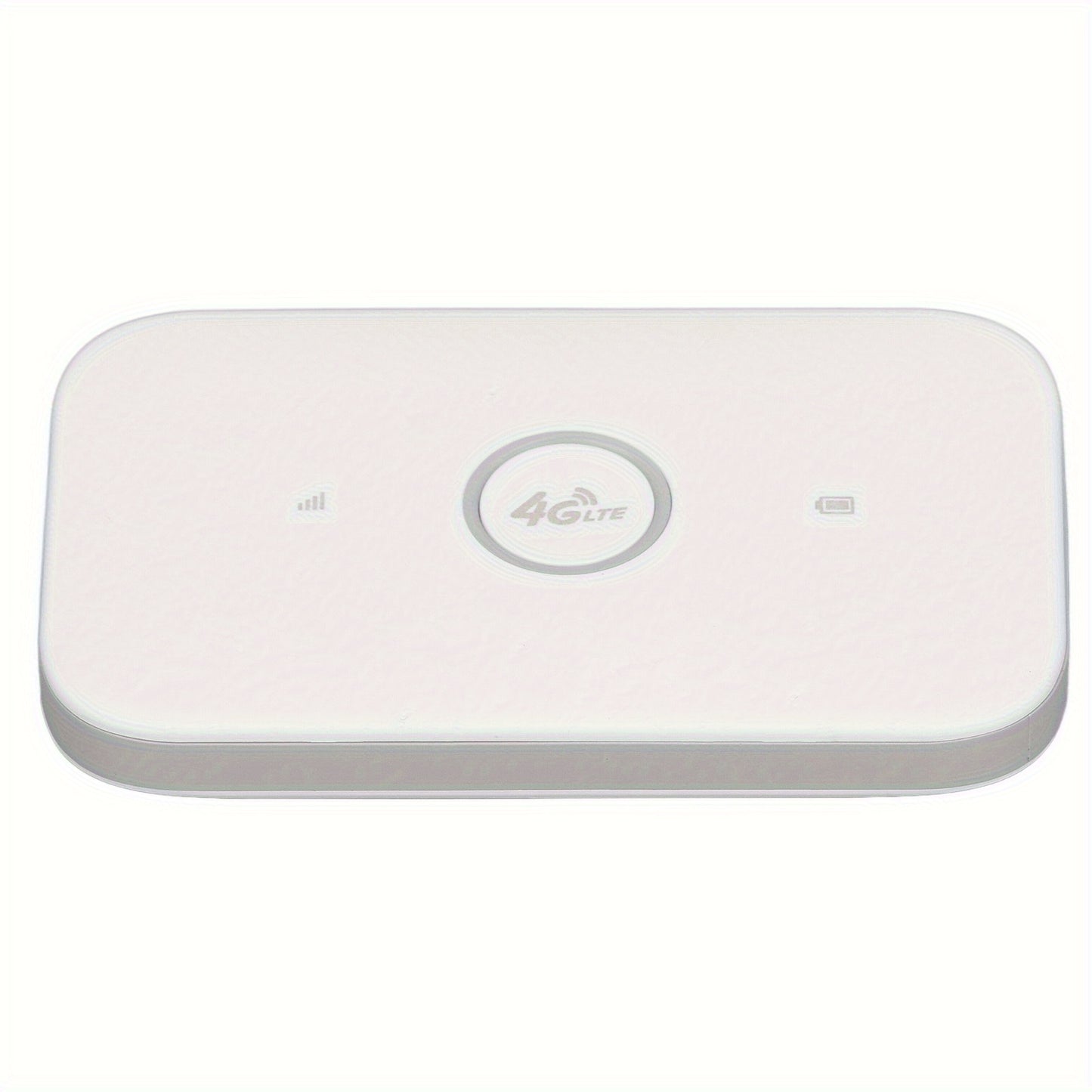4G LTE Mobile Hotspot 300Mbps Portable WiFi Device Wireless Pocket Router Supports 10 Users with SIM Card Slot for Travel White
